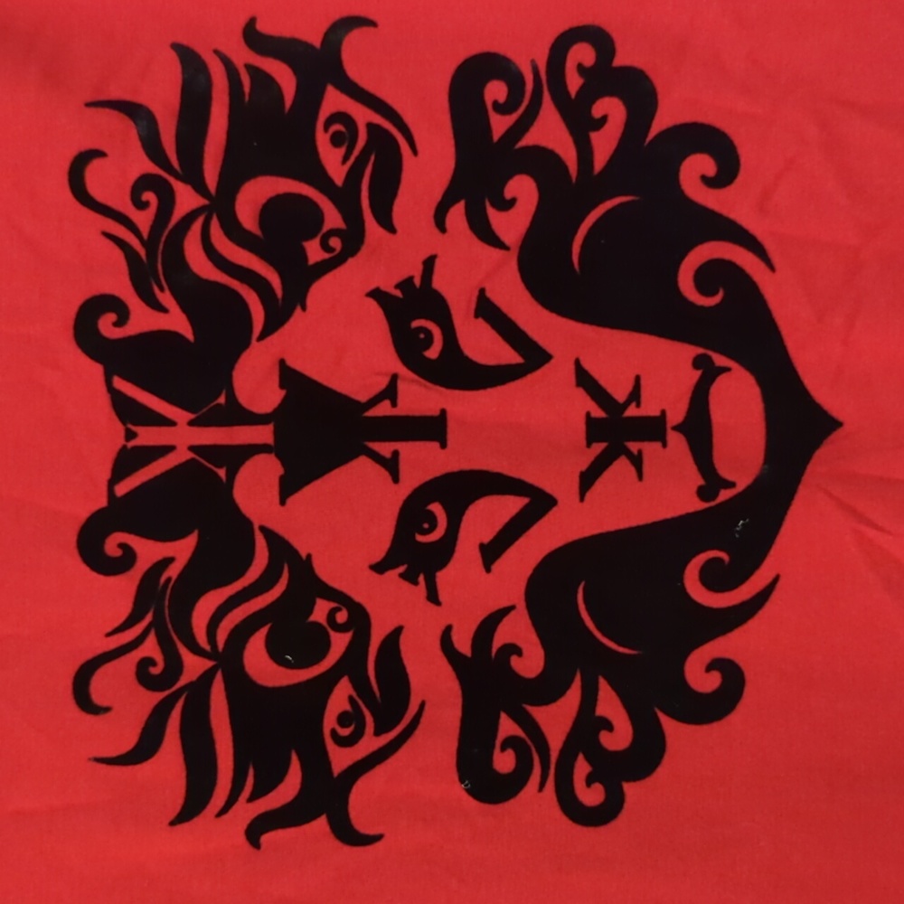 RED YEKIM Lion Graphic Design shirt XXL